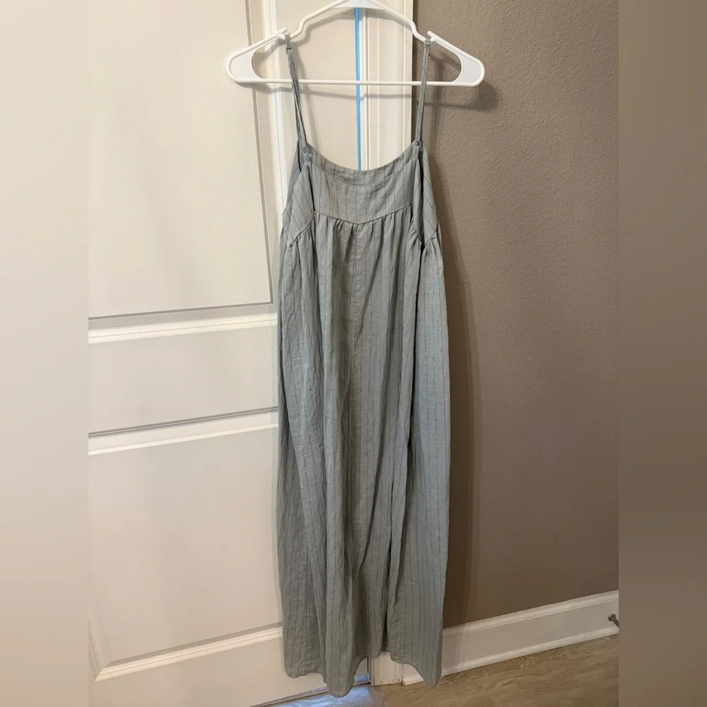 SHEIN Elegant Gray/Blue Maxi Dress - Picture 2 of 4
